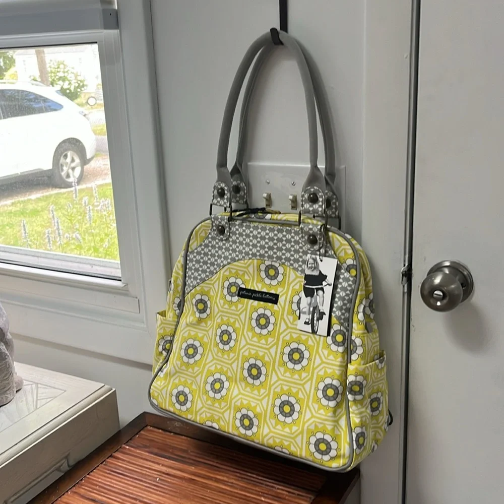 Petunia Pickle Bottom Succulent Garden Sashay Satchel Diaper Bag,NWT
